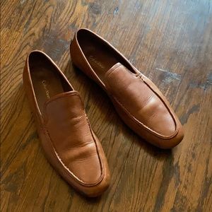 Calvin Klein Loafers Size 13 Light Brown Leather